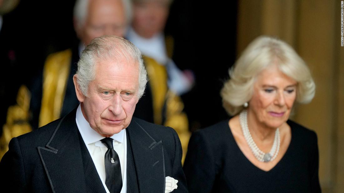 King Charles III and Camilla visit Northern Ireland as thousands of mourners file past Queen's coffin