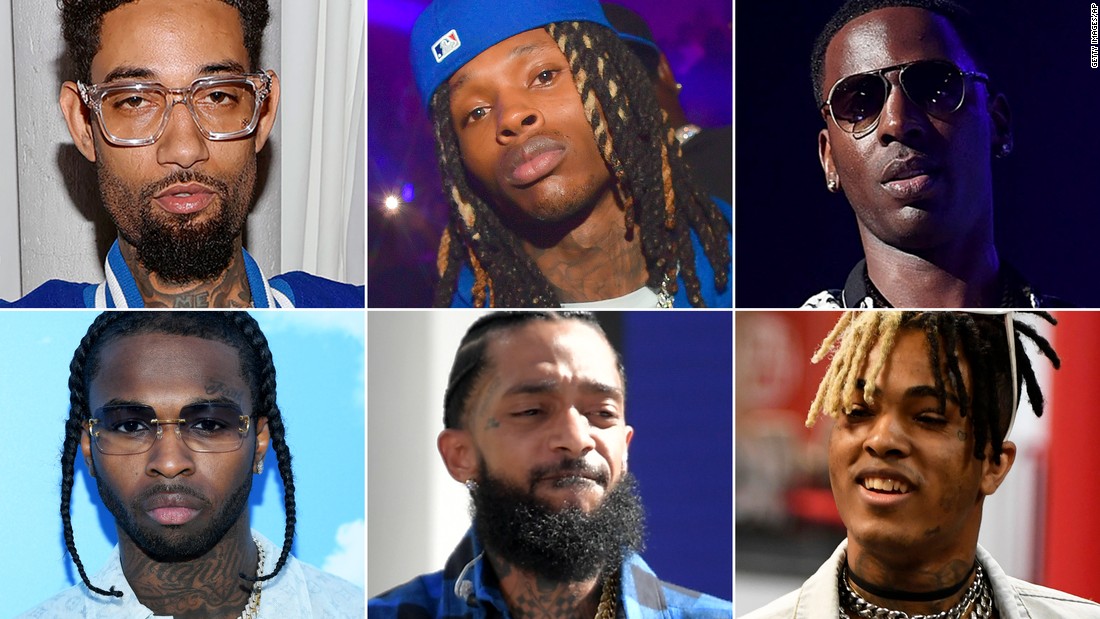 Gun violence has killed at least 1 rapper every year since 2018