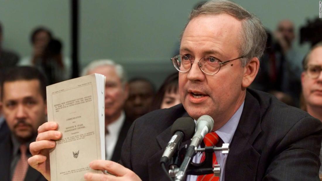 &lt;a href=&quot;https://www.cnn.com/2022/09/13/politics/ken-starr-died/index.html&quot; target=&quot;_blank&quot;&gt;Ken Starr,&lt;/a&gt; a former US solicitor general who gained worldwide fame in the 1990s as the independent counsel who doggedly investigated President Bill Clinton during a series of political scandals, died of complications from surgery, according to a family statement on September 13. He was 76.