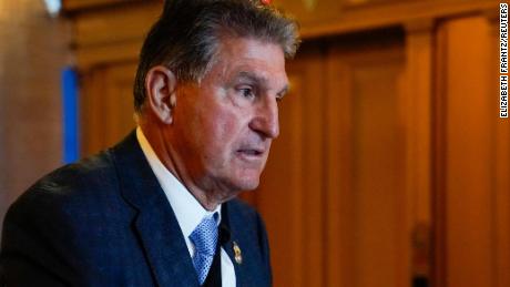Sen. Joe Manchin of West Virginia wants to include a plan in the government funding bill that would expedite the permitting and environmental review process for energy projects.
