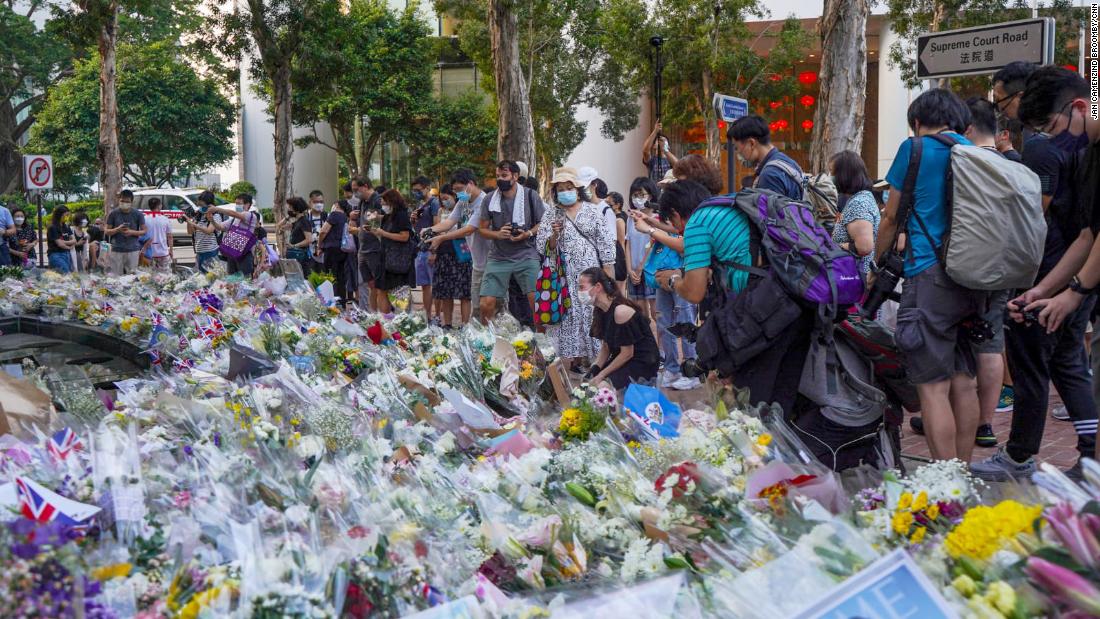 In Hong Kong, mourning the Queen has another purpose: defying China