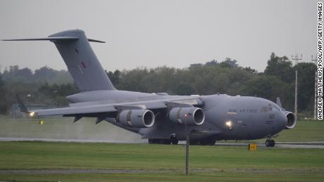 RAF plane carrying Queen Elizabeth's coffin sets all-time flight tracking record