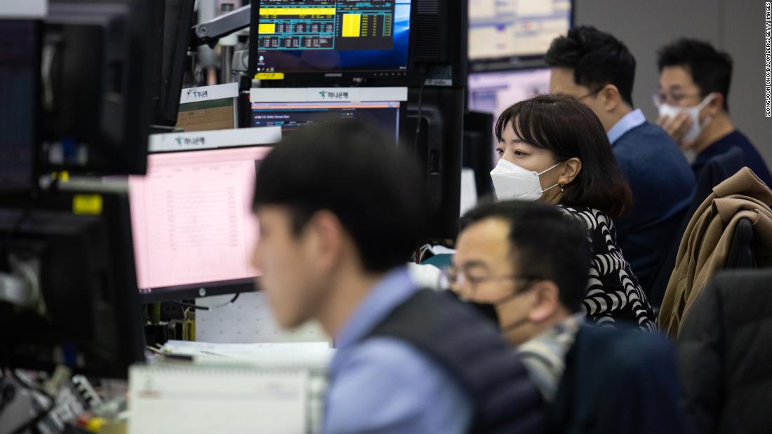Asian markets fall, following US markets’ worst day since June 2020