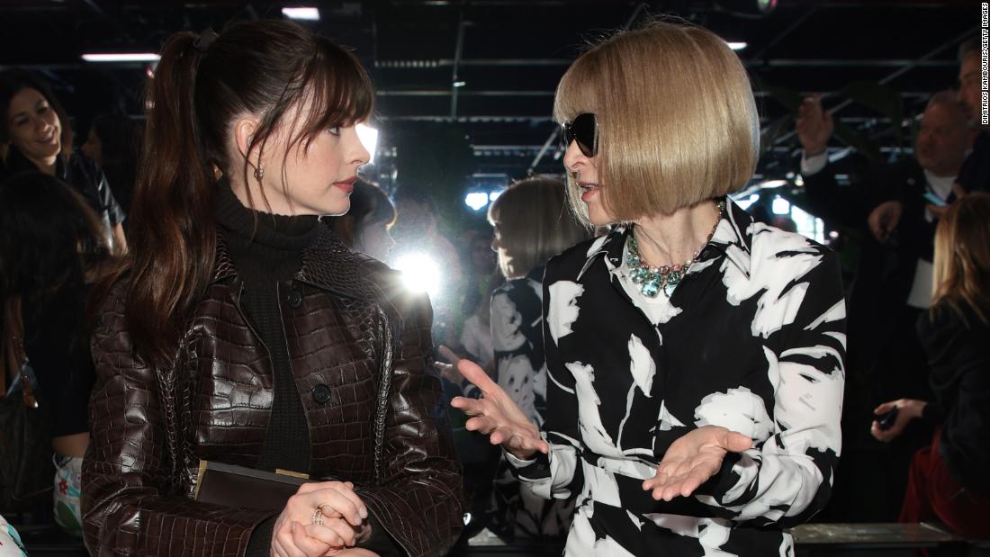 Anne Hathaway’s ‘The Devil Wears Prada’ moment at New York Fashion Week