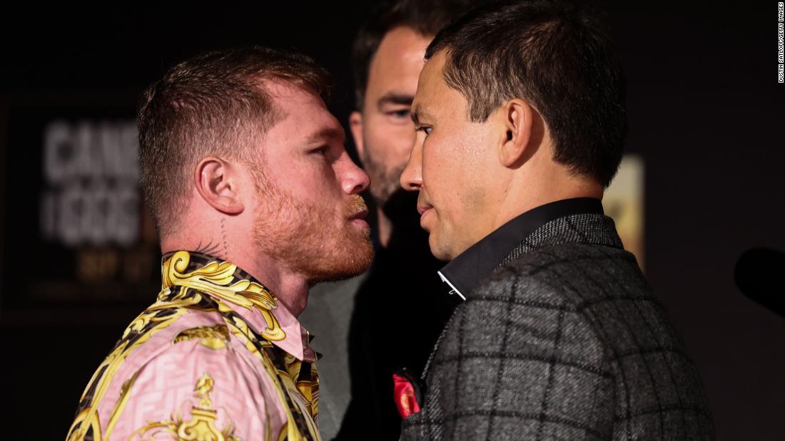 ‘We don’t like each other’: Rivals Canelo Álvarez and Gennady Golovkin face off in trilogy fight