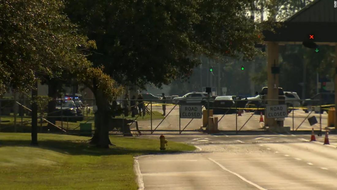 Driver dies after crashing into barrier at Naval Air Station Jacksonville in Florida