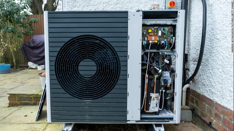 Heat pumps use less energy because instead of warming or cooling air, they move heat in or out of the house, depending on the season.