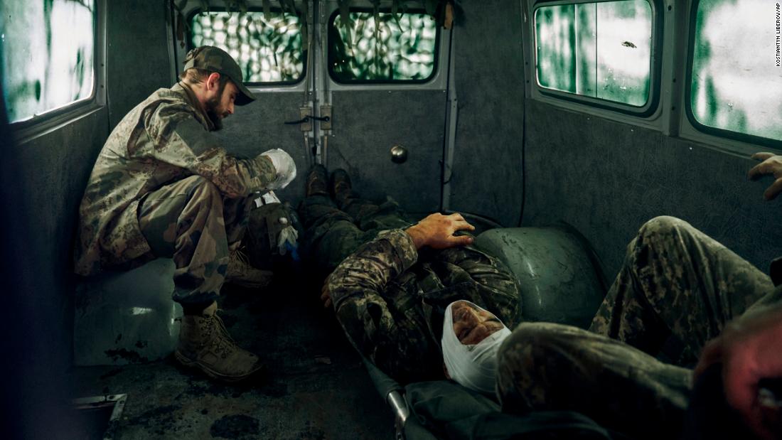 Wounded Ukrainian soldiers are seen inside a vehicle in the country's Kharkiv region on Monday, September 12. Six months have passed since Russia launched its invasion of Ukraine, and &lt;a href=&quot;https://www.cnn.com/2022/09/12/europe/ukraine-kharkiv-russia-retreat-intl/index.html&quot; target=&quot;_blank&quot;&gt;Ukraine has fired back with two counteroffensives&lt;/a&gt; — one in the South and the other in the East.