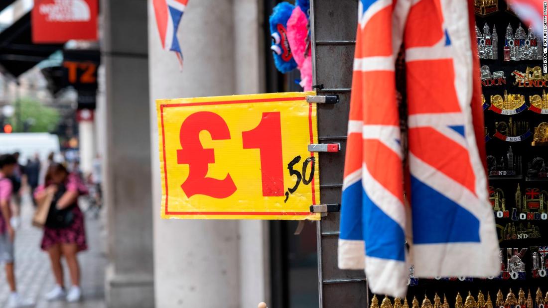 British pound hits a 37-year low as UK economy skids