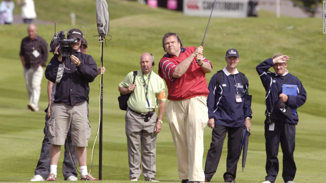 &lt;strong&gt;Meat Loaf:&lt;/strong&gt; Flying down the fairway Like a Bat Out of Hell, the rock front-man has played several celebrity golf events, including the televised, Ryder Cup-style All Star Cup at Celtic Manor, Wales in 2006, where his American side suffered defeat to Team Europe [pictured].