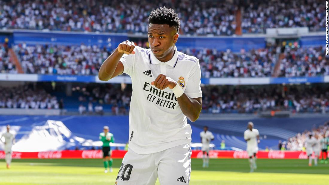 Real Madrid’s Vinicius Jr condemns ‘racist’ criticism of dancing goal celebration
