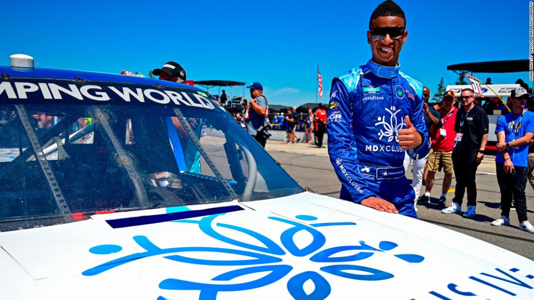 NASCAR driver Armani Williams races to fuel up autism awareness and inclusivity