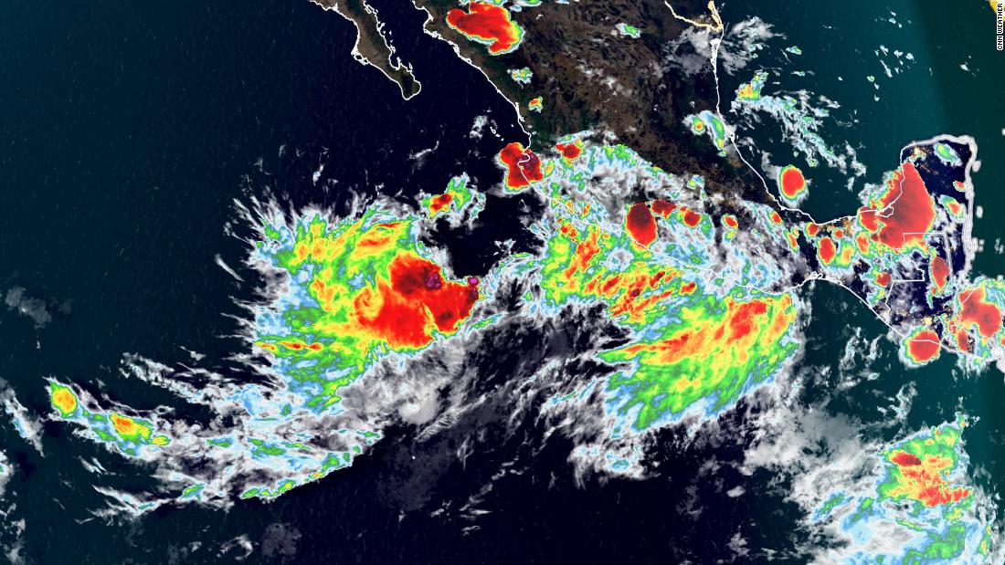 Tropical Storm Madeline forms off the western coast of Mexico