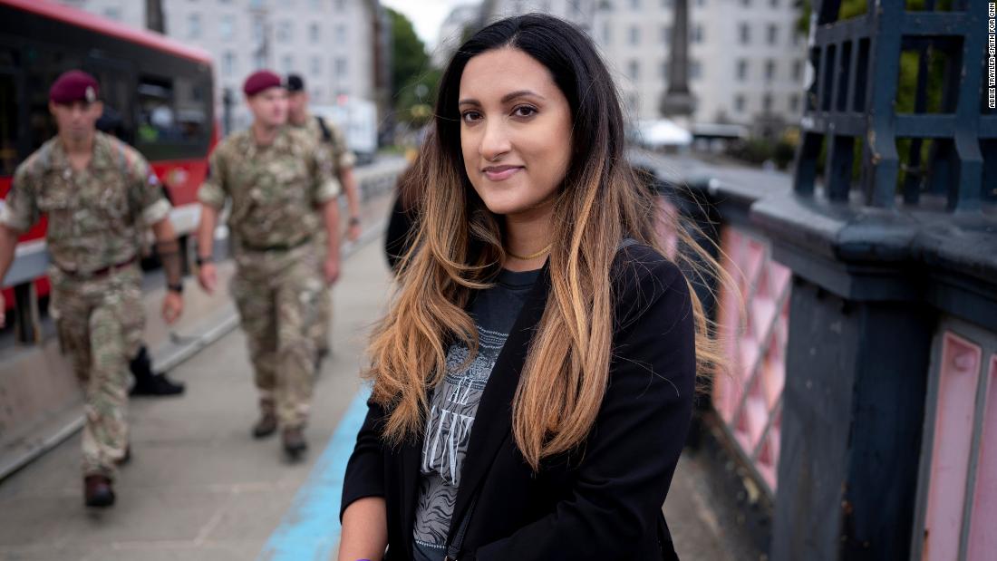 Farah said her husband is in the Household Cavalry. &quot;We&#39;re an Army family,&quot; she said. &quot;Our life has revolved around the Queen for the last 15 years, and I wanted to come and show my respects.&quot;