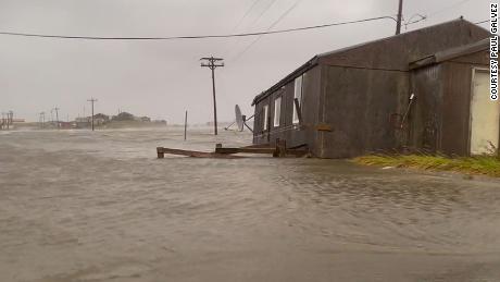 Inclement weather batters residents of Hooper Bay, Alaska.