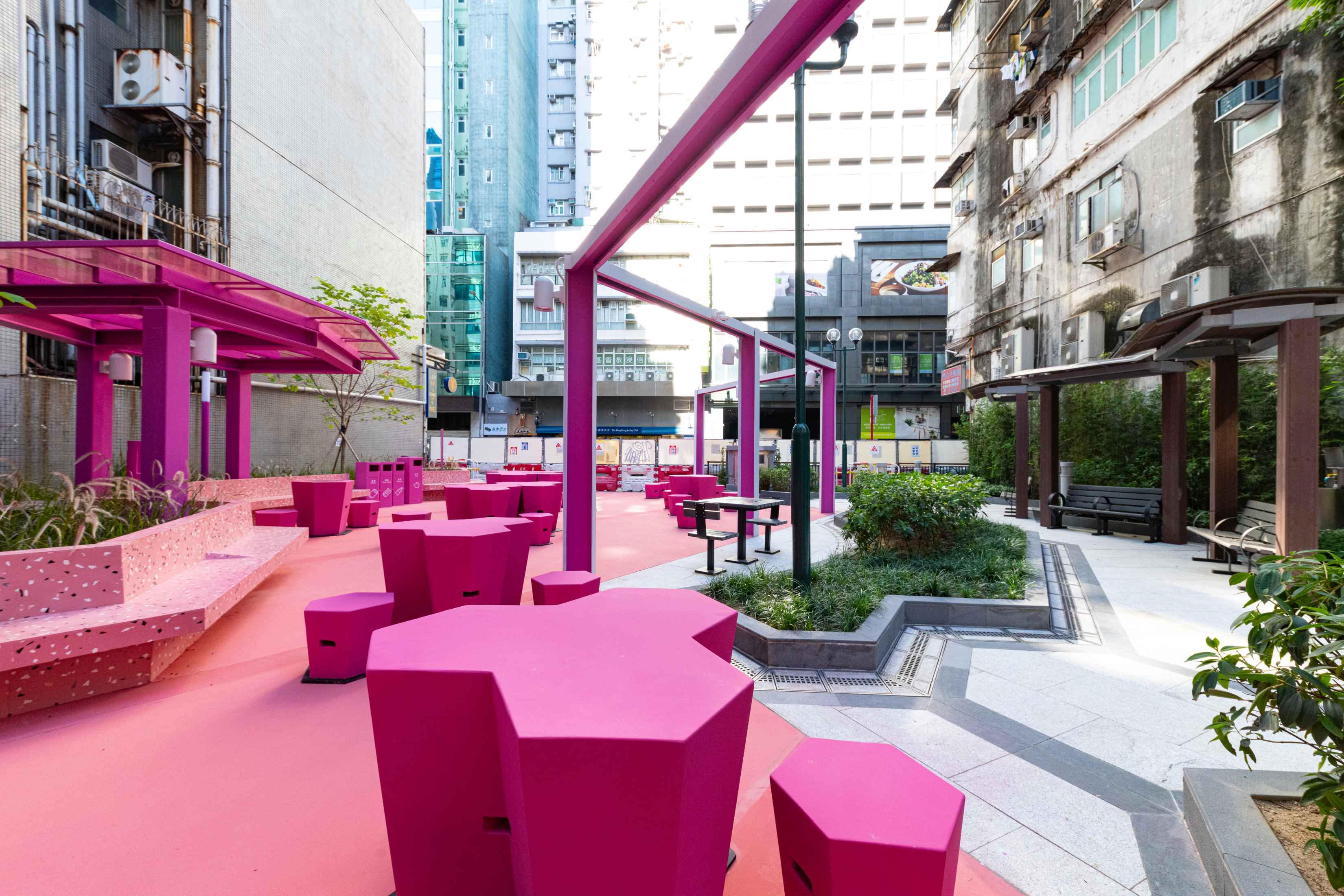 Hong Kong's colorful new 'pocket parks' are revitalizing public