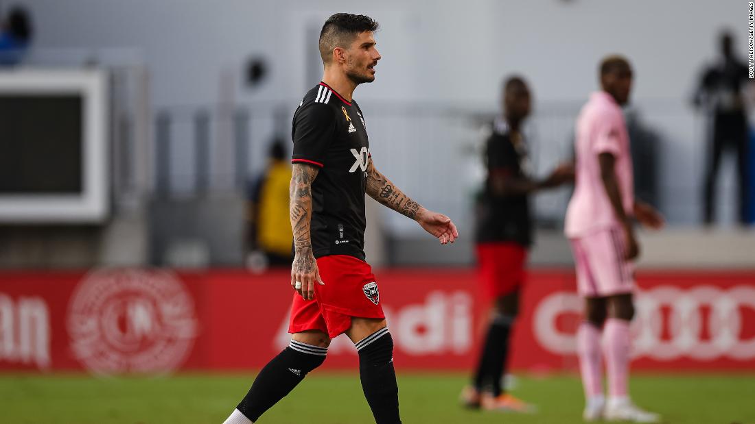 DC United forward Taxi Fountas denies using racist slur towards Inter Miami's Damion Lowe as MLS investigates incident