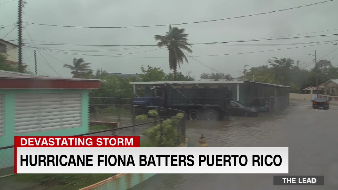 Hurricane Fiona batters Puerto Rico, leaving millions without power – CNN Video
