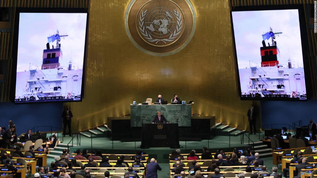 The UN General Assembly in New York
