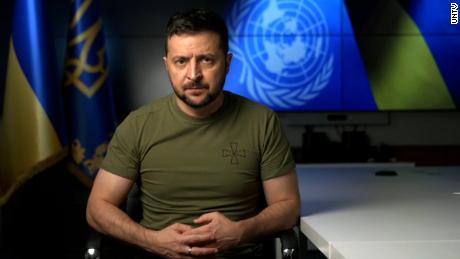 Zelensky called on Russia to end the UN veto power.