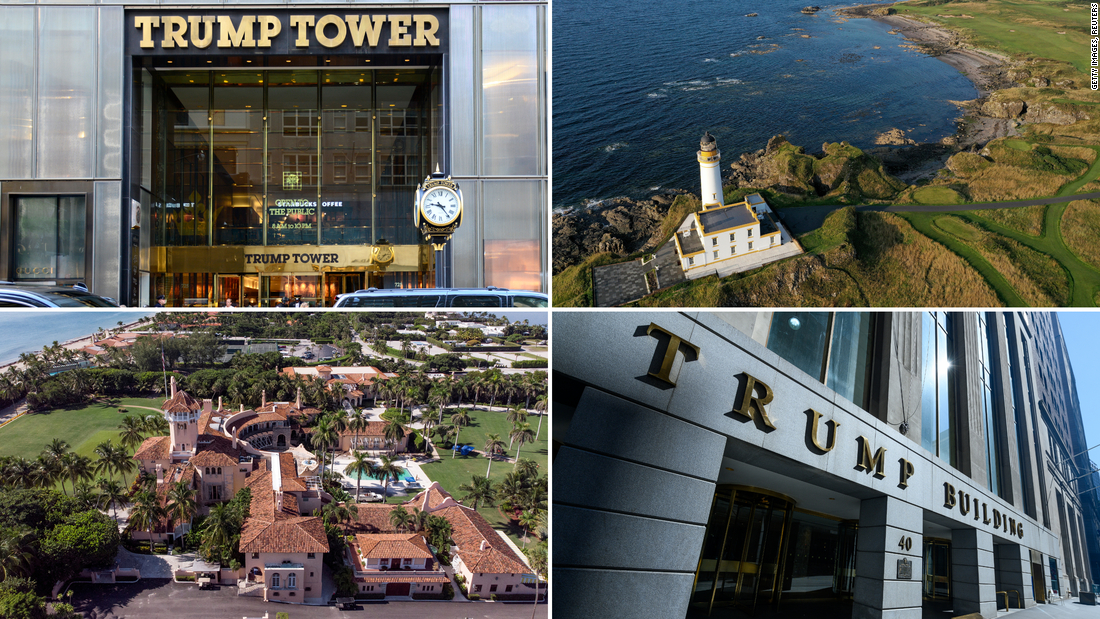 Here are the Trump properties at the center of the New York attorney general’s lawsuit against the former President and his family