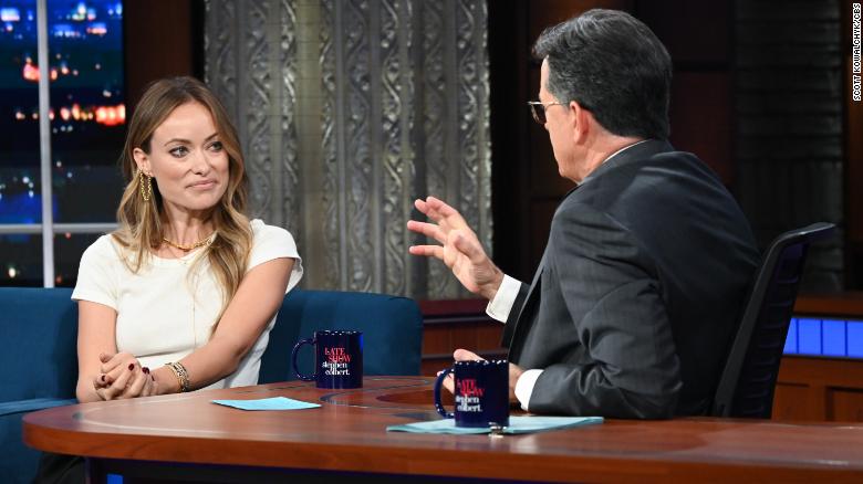 Olivia Wilde appears on &quot;The Late Show with Stephen Colbert.&quot; 