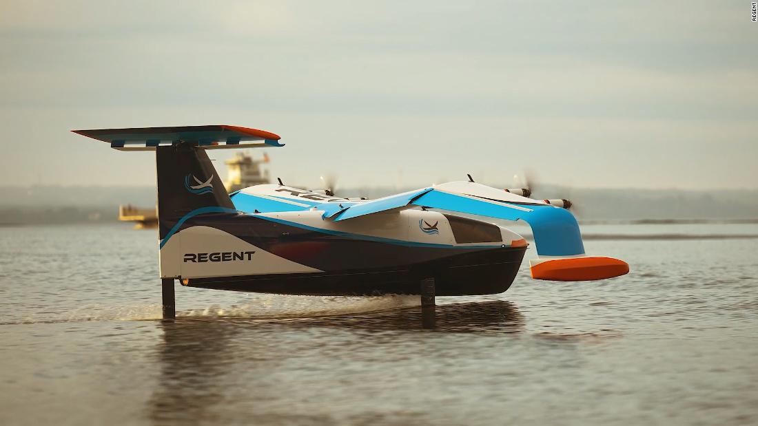 Mix of boat and plane: See an electric seaglider take flight – CNN Video