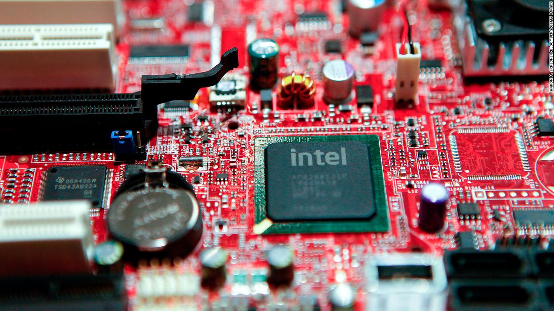 Intel is the Dow’s biggest loser