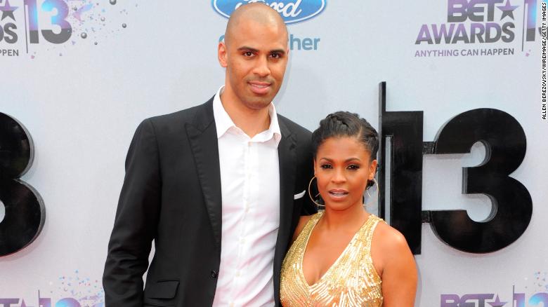 Former basketball player Ime Udoka and Nia Long in 2013.