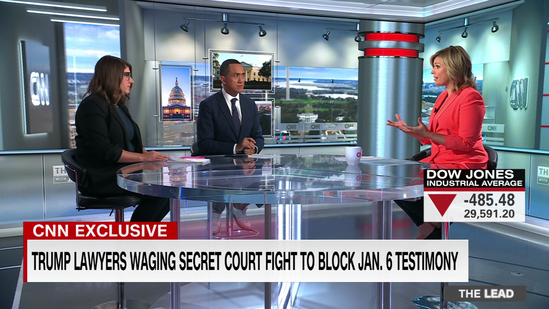 Exclusive: Trump’s secret court fight to stop January 6 grand jury from getting information from his inner circle. – CNN Video