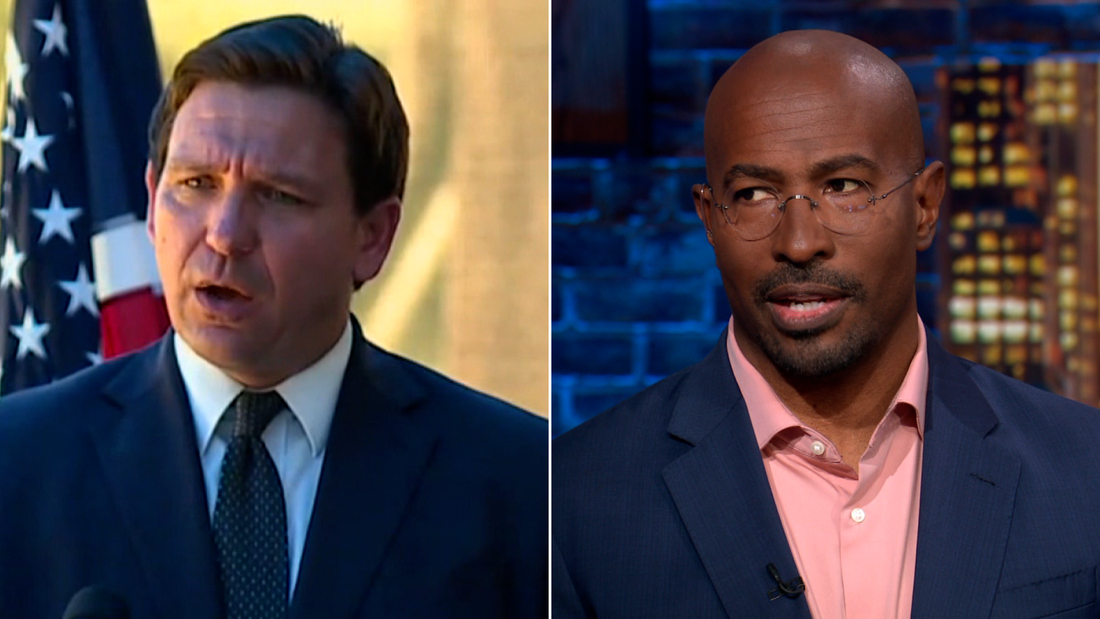 Florida governor said America was first place to think slavery was wrong. See Van Jones react