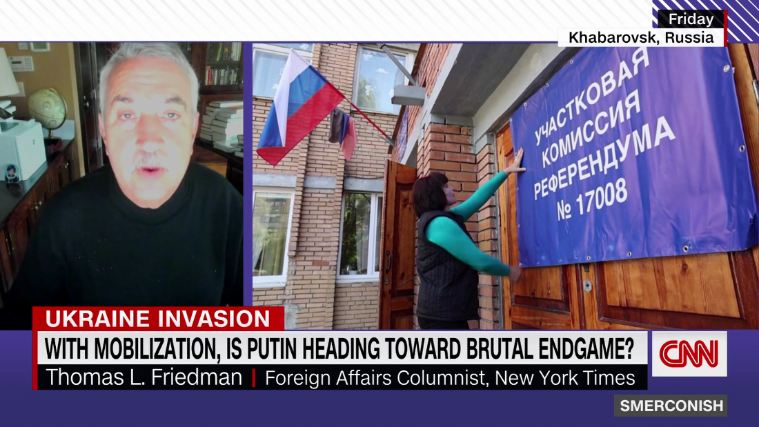 Friedman: Russians rebel against Putin’s mobilization  – CNN Video