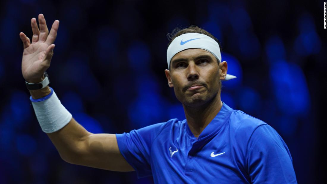 Rafael Nadal withdraws from Laver Cup after doubles with Roger Federer