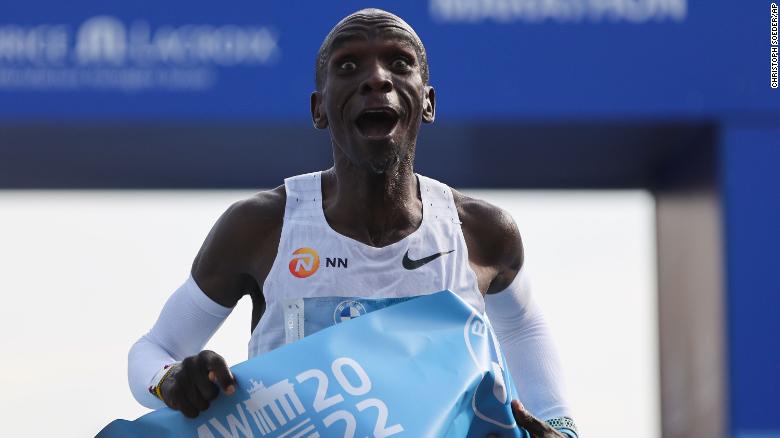 Kipchoge has won 10 major titles.