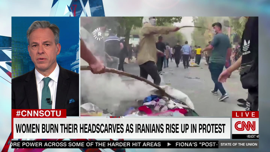 Tapper calls on Western leaders to stand with Iran’s women amid widening protests – CNN Video