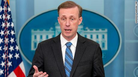FILE - White House national security adviser Jake Sullivan speaks at a press briefing at the White House in Washington, Sept. 20, 2022. (AP Photo/Andrew Harnik, File)