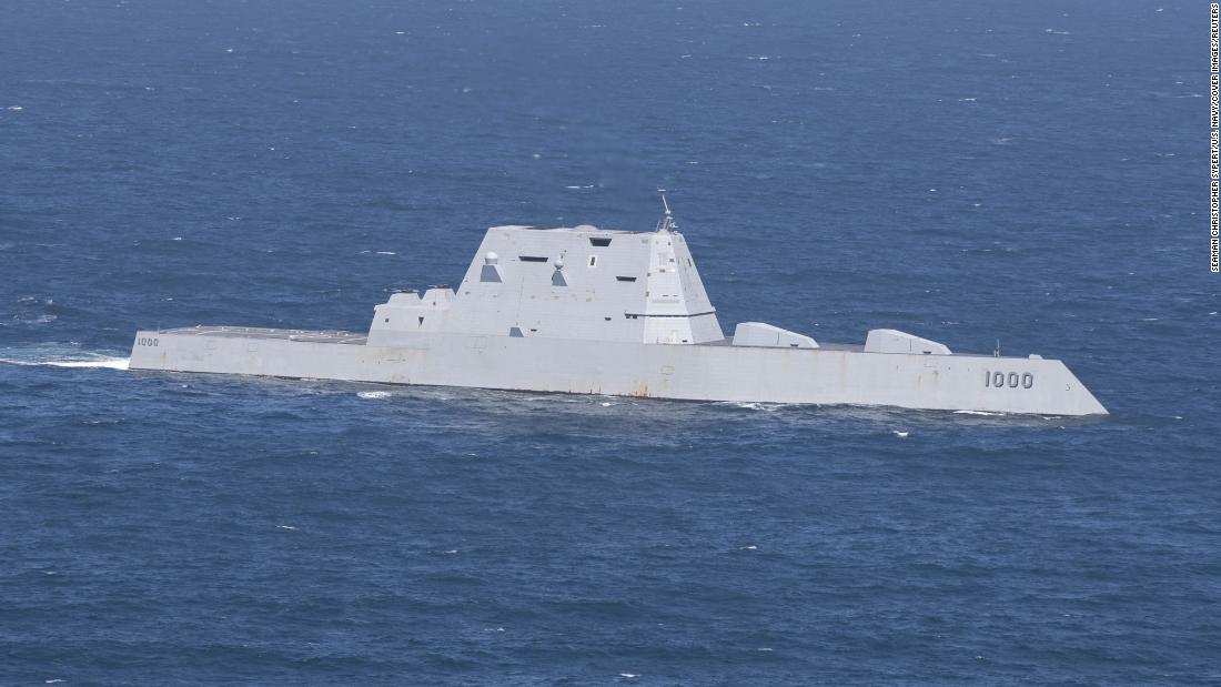 US Navy sends its most advanced surface warship to east Asia