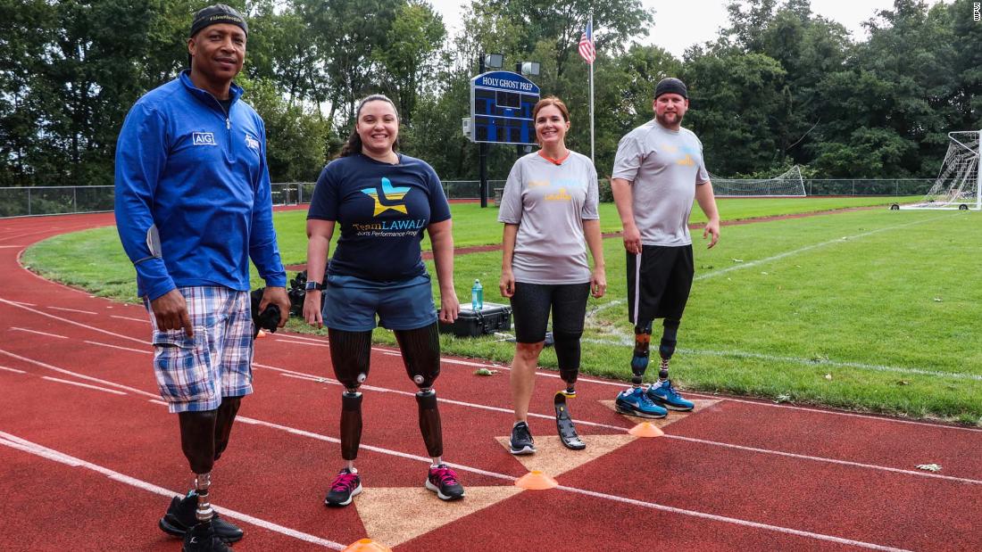 Amputees participate in specialized fitness event