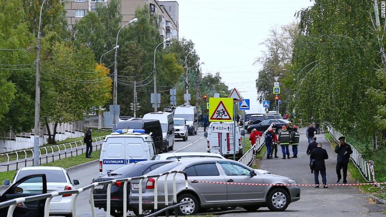 At least 7 children among dead after attacker opens fire at school in Russia