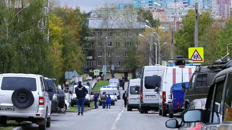 At least 7 children among dead after attacker opens fire at school in Russia