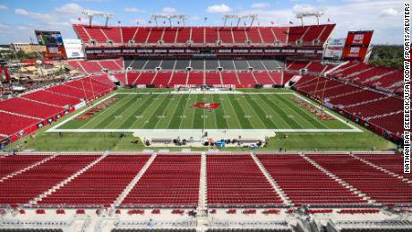 The Raymond James Stadium is still scheduled to host the Buccaneers&#39; game against the Kansas City Chiefs on Sunday.