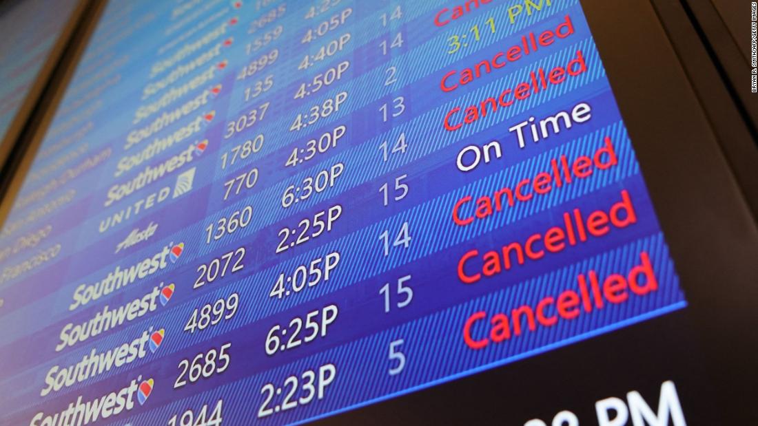 Travel: Airport closures and flight cancellations continue