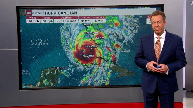 Hurricane Ian barrels towards Florida as Category 3 storm