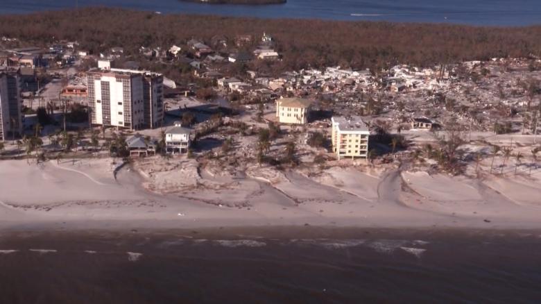 CNN's John Berman flew above storm damage. This is what he saw