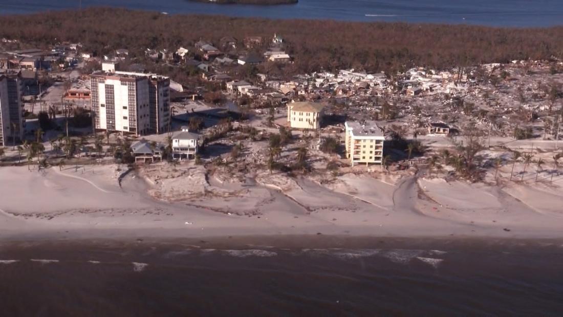 'There used to be houses here': CNN flies above Ian devastation