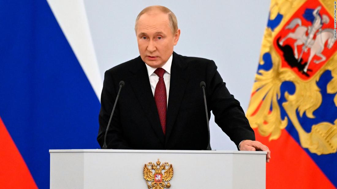 Kremlin says Putin will 'most likely' sign the laws on illegal annexation of Ukrainian regions today