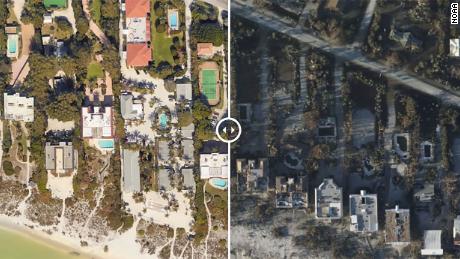 Before, after images show Hurricane Ian storm surge destroyed some hotels on Sanibel Island, Florida