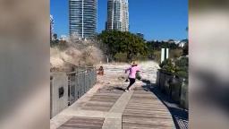 221001072324 miami wave hp video Massive wave sweeps people off boardwalk