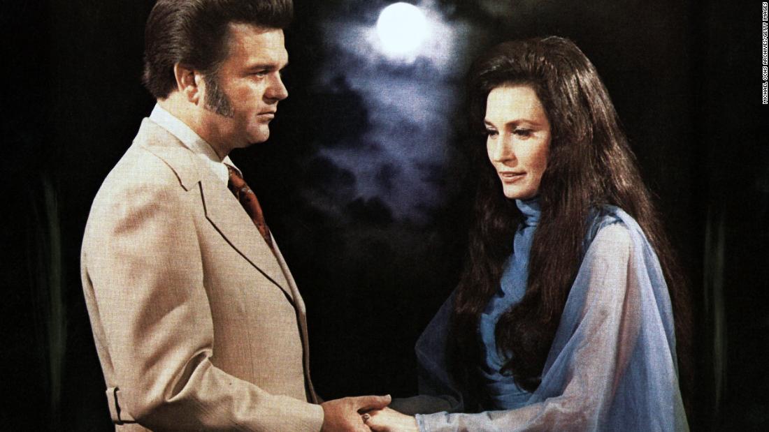 Lynn and Conway Twitty pose for a portrait circa 1979. From 1972 to 1975 Twitty and Lynn won the Country Music Association&#39;s vocal duo of the year award.
