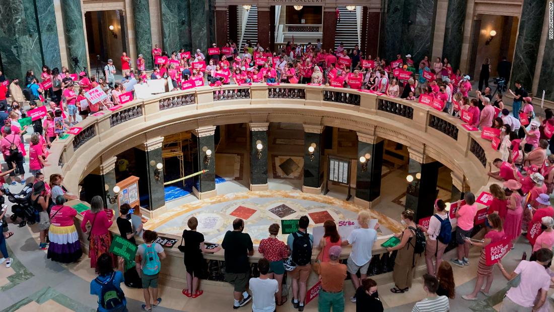 Wisconsin Democrats attempt to elevate abortion rights issue in competitive Senate and governor's races